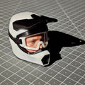 🪖 1/6 Motocross Helmet & Goggles・ 3D File for 3D printing・Cults