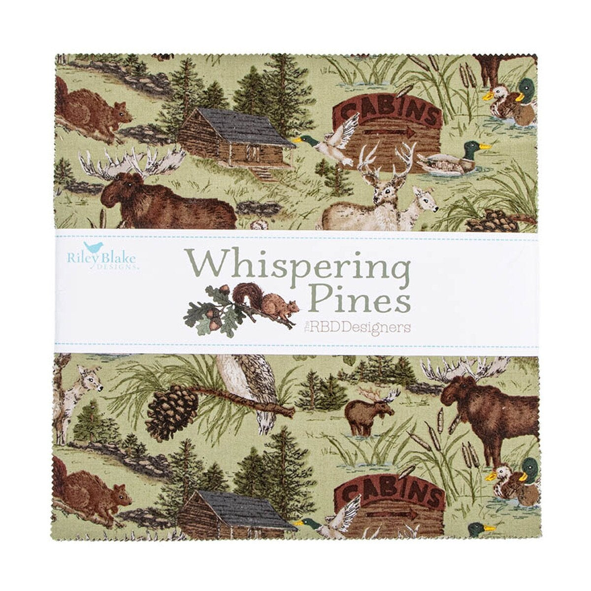 Whispering Pines 10" Stacker by RBD Designers for Riley Blake Designs