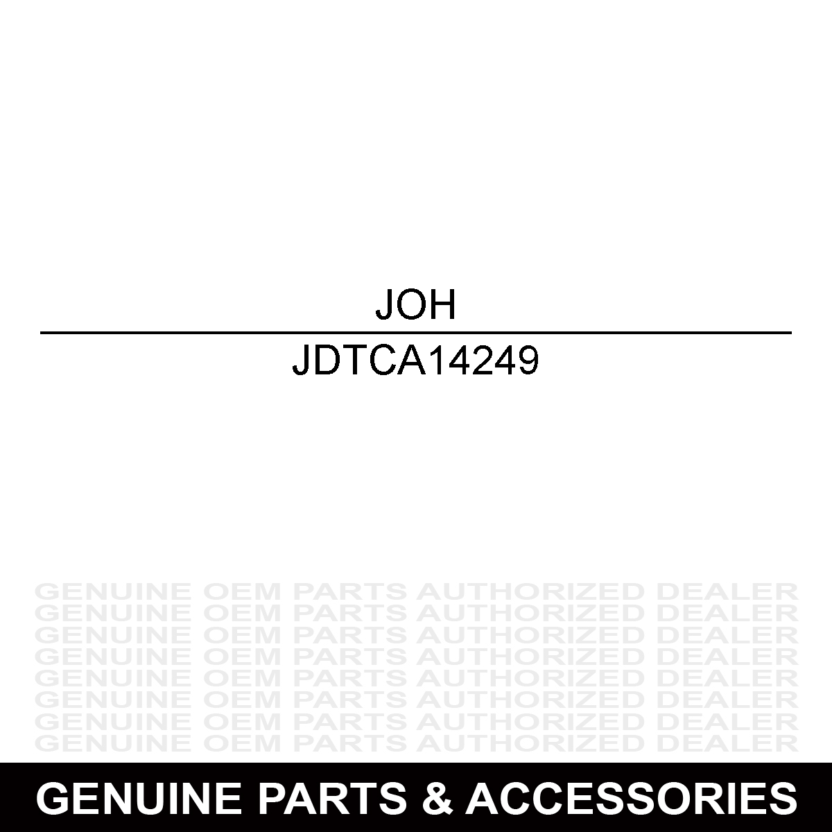 John Deere TCA14249 Control