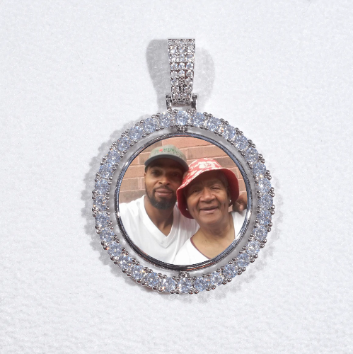 3D Spinning 2-Faced Custom Picture Pendant