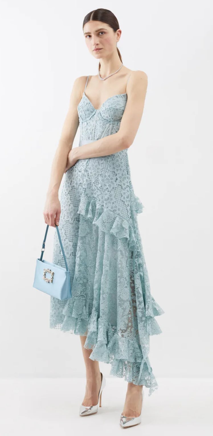 Taylor Swift's Lace Wedding Guest Dress Was A Sweet & Romantic Choice