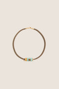 Cloud Cylinder Cord Necklace