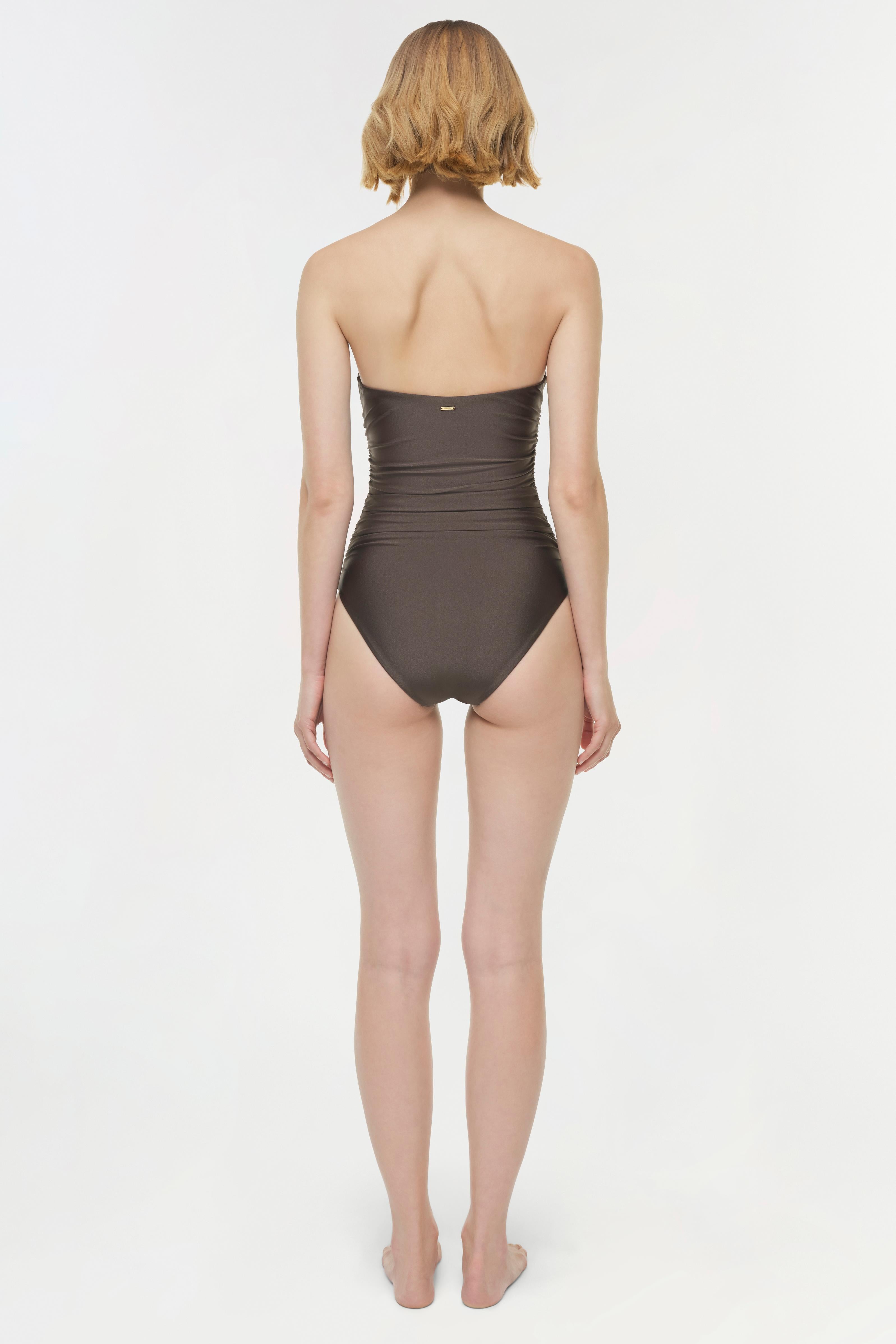 Lorena Shell Strapless One Piece
