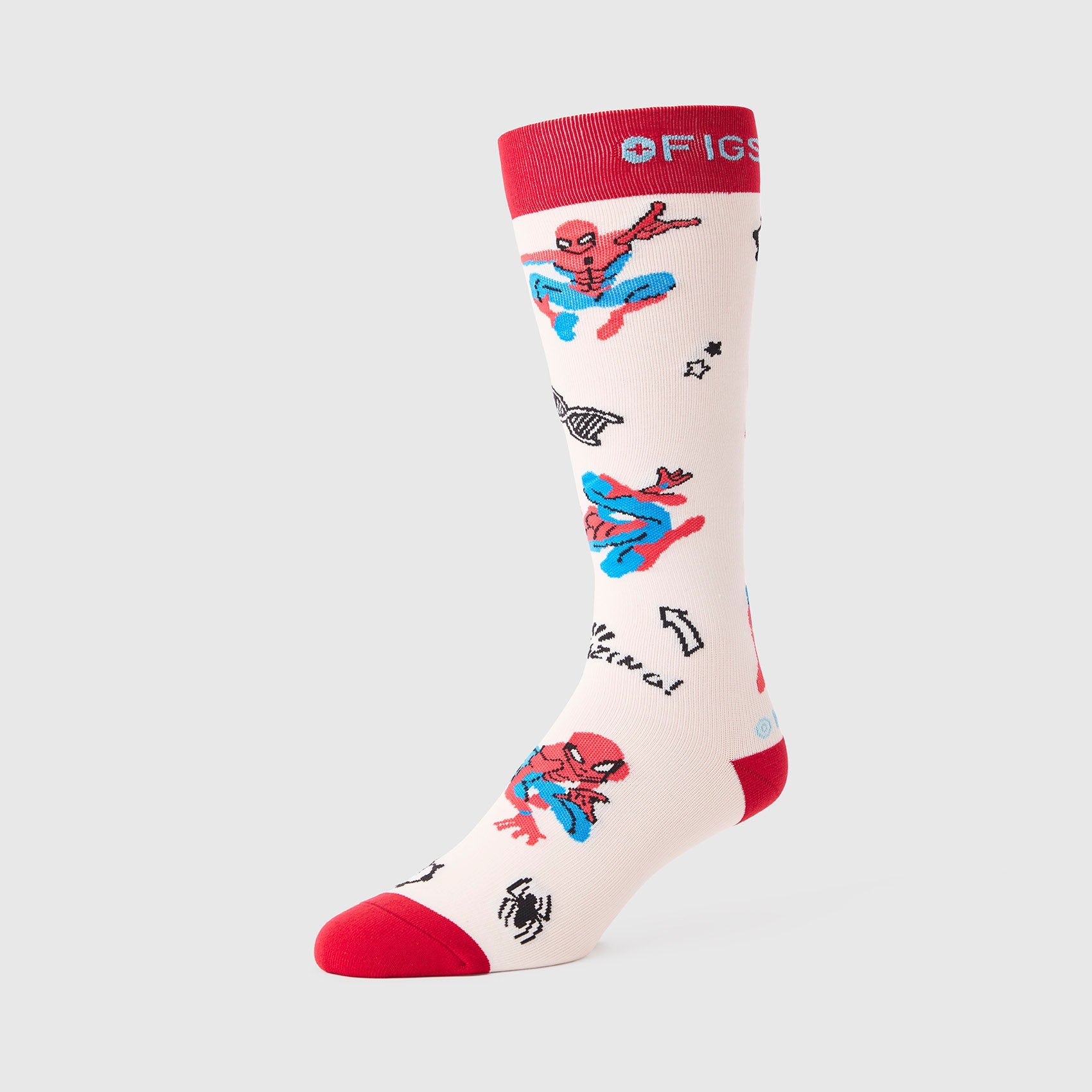 Unisex Off White Spider-Man Comic - Compression Socks