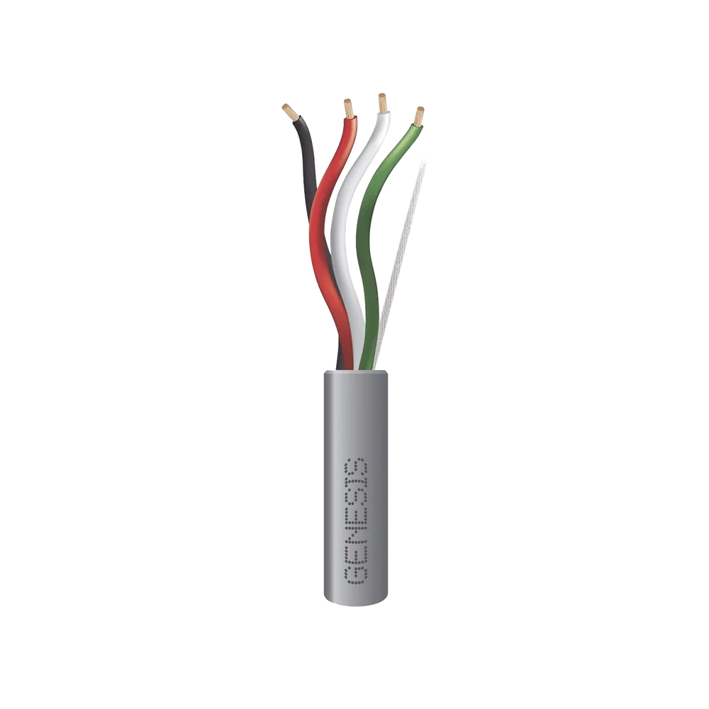 Bobina de Cable Genesis 4x16 AWG Riser Color Gris de 152 Metros 2122-5509/500 - SILYMX