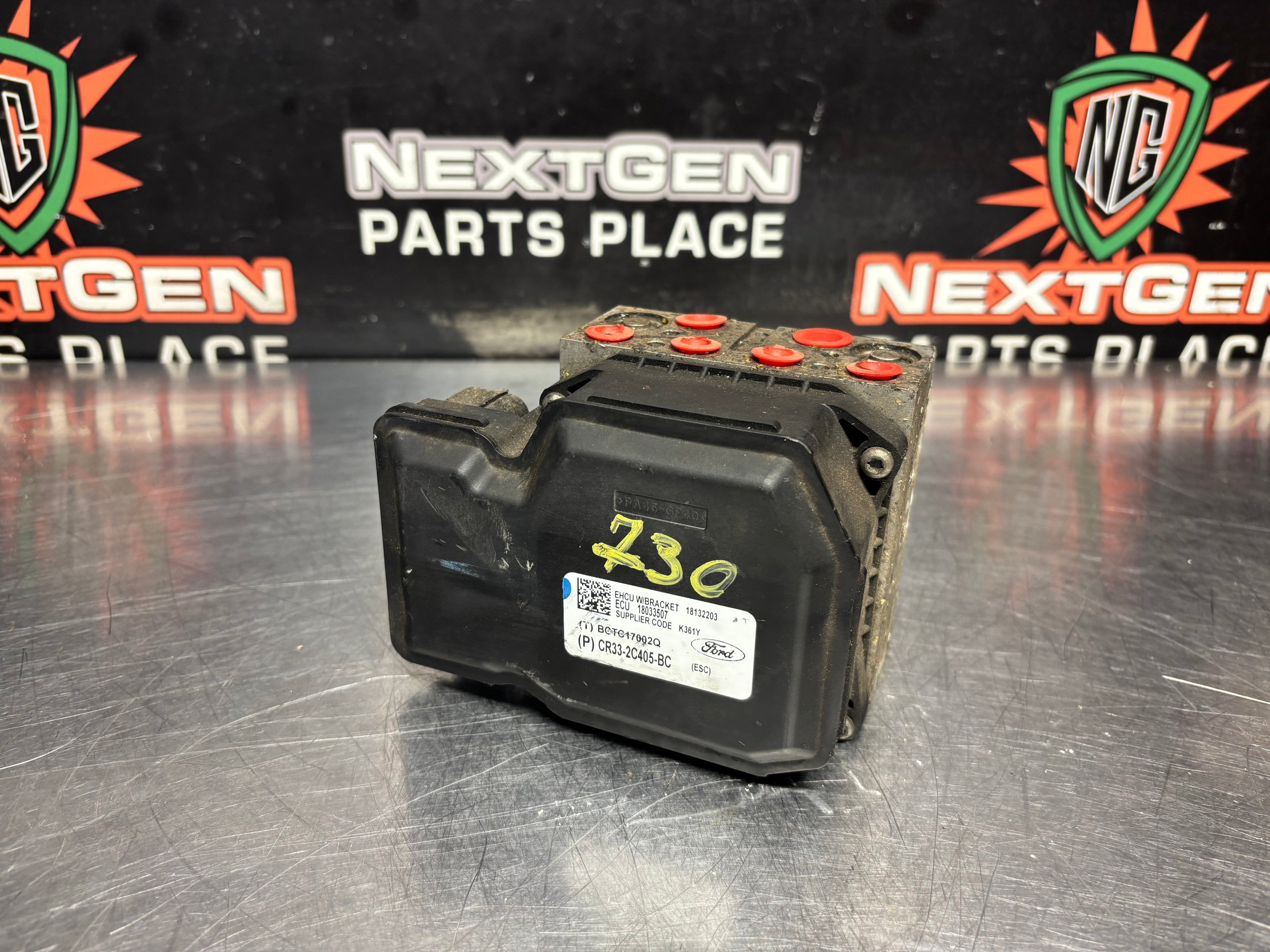 2012 FORD MUSTANG GT ANTI-LOCK BRAKE PUMP (ABS) MODULE OEM #730
