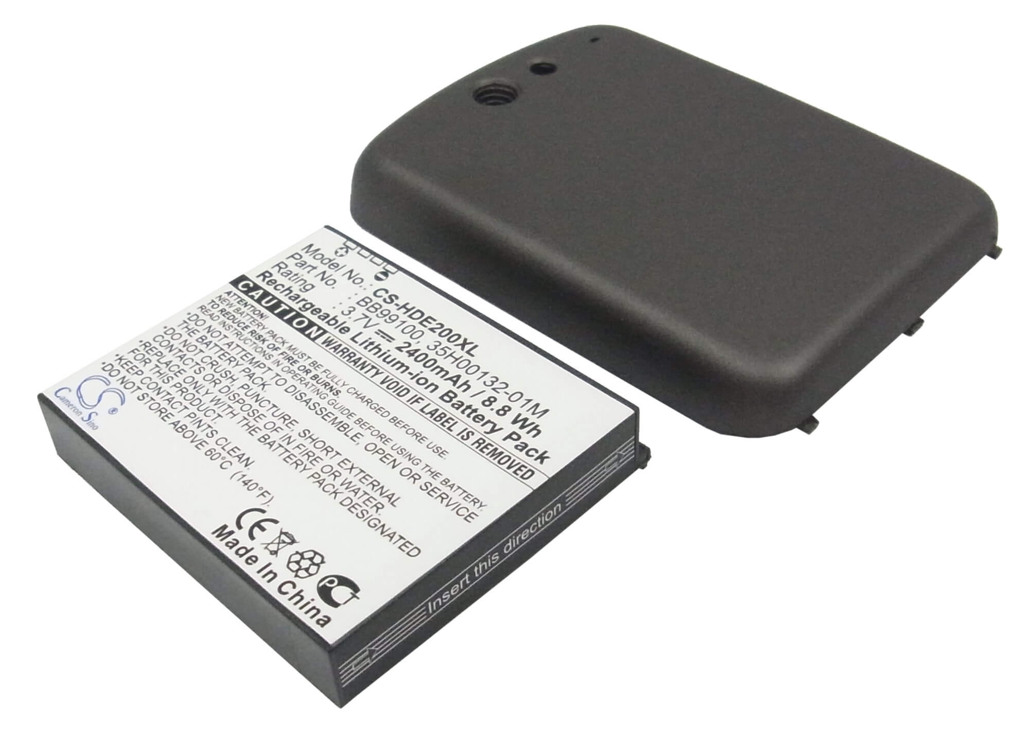 3.7V, 2400mAh, Li-ion Battery fits Google, G5, Nexus One, 8.88Wh