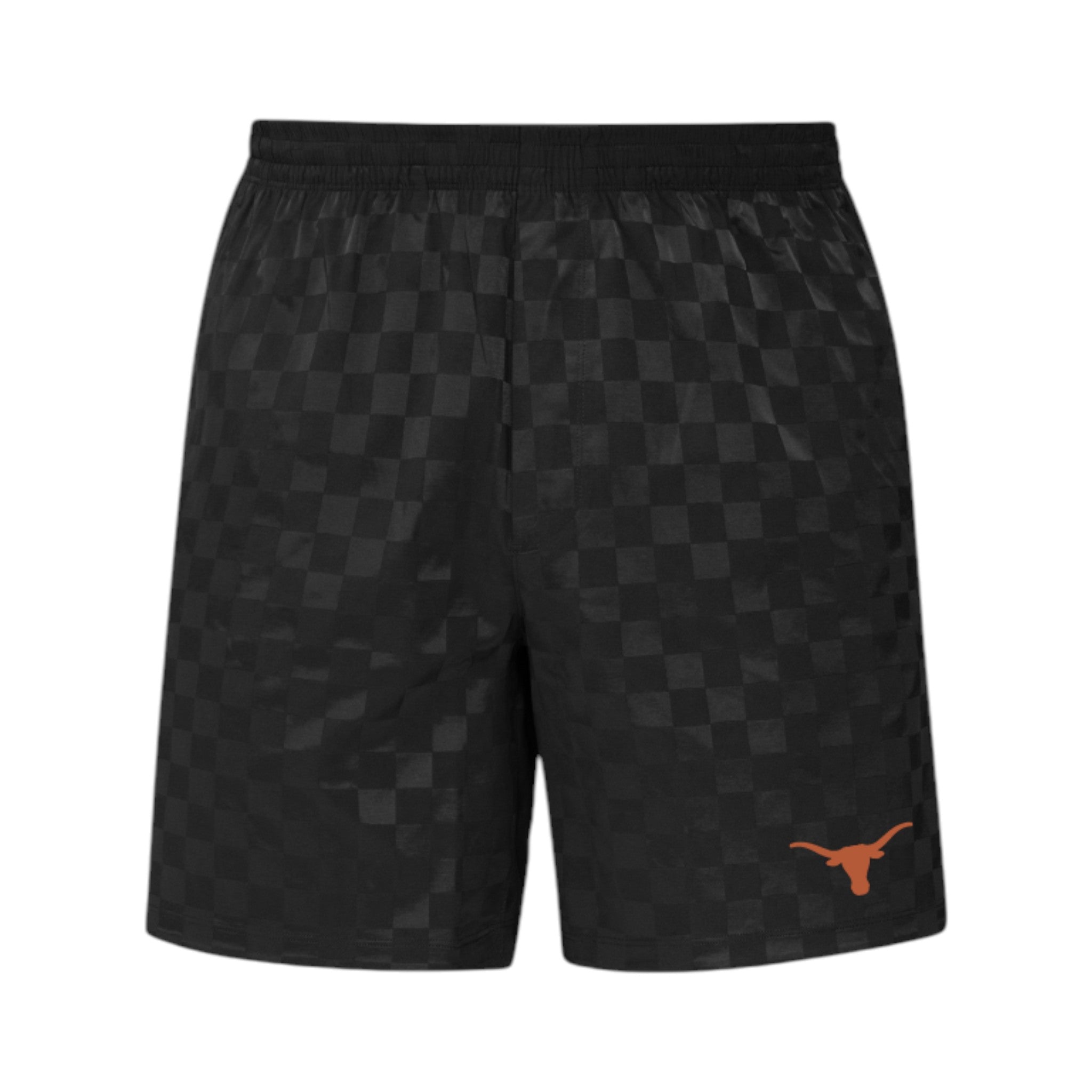 lululemon Texas Longhorns Checkerboard Satin Linerless Gym Short 7"