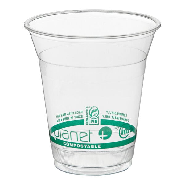 12 oz Cold Cup | Compostable PLA Plastic | 1000/case - Planet+
