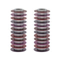 Emanuel Candlesticks with-Anodized Discs (EM-CV)