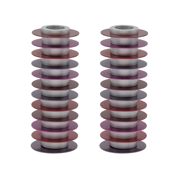 Emanuel Candlesticks with-Anodized Discs (EM-CV)