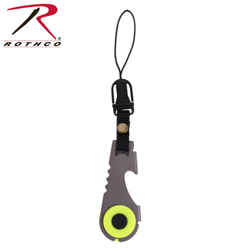 #3643 Rothco Zipper Pull Flashlight & Bottle Opener