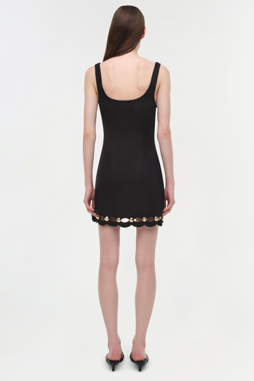 Lindley Studded Linen Midi Dress