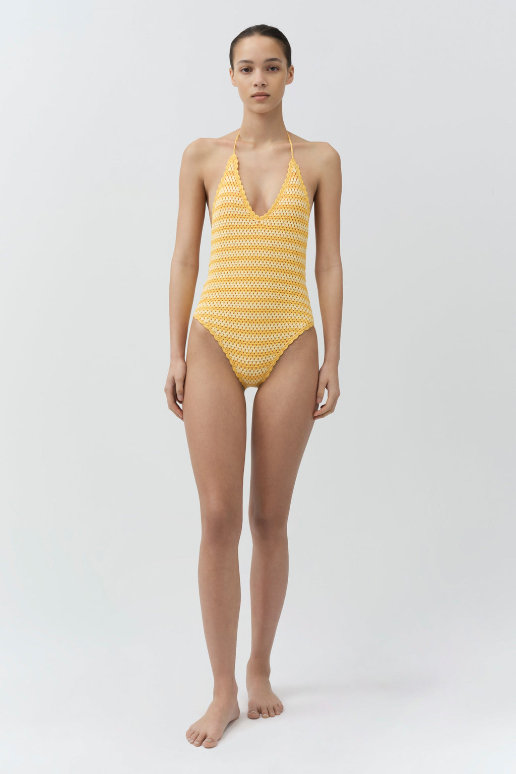 Karoline Crochet Halter One Piece