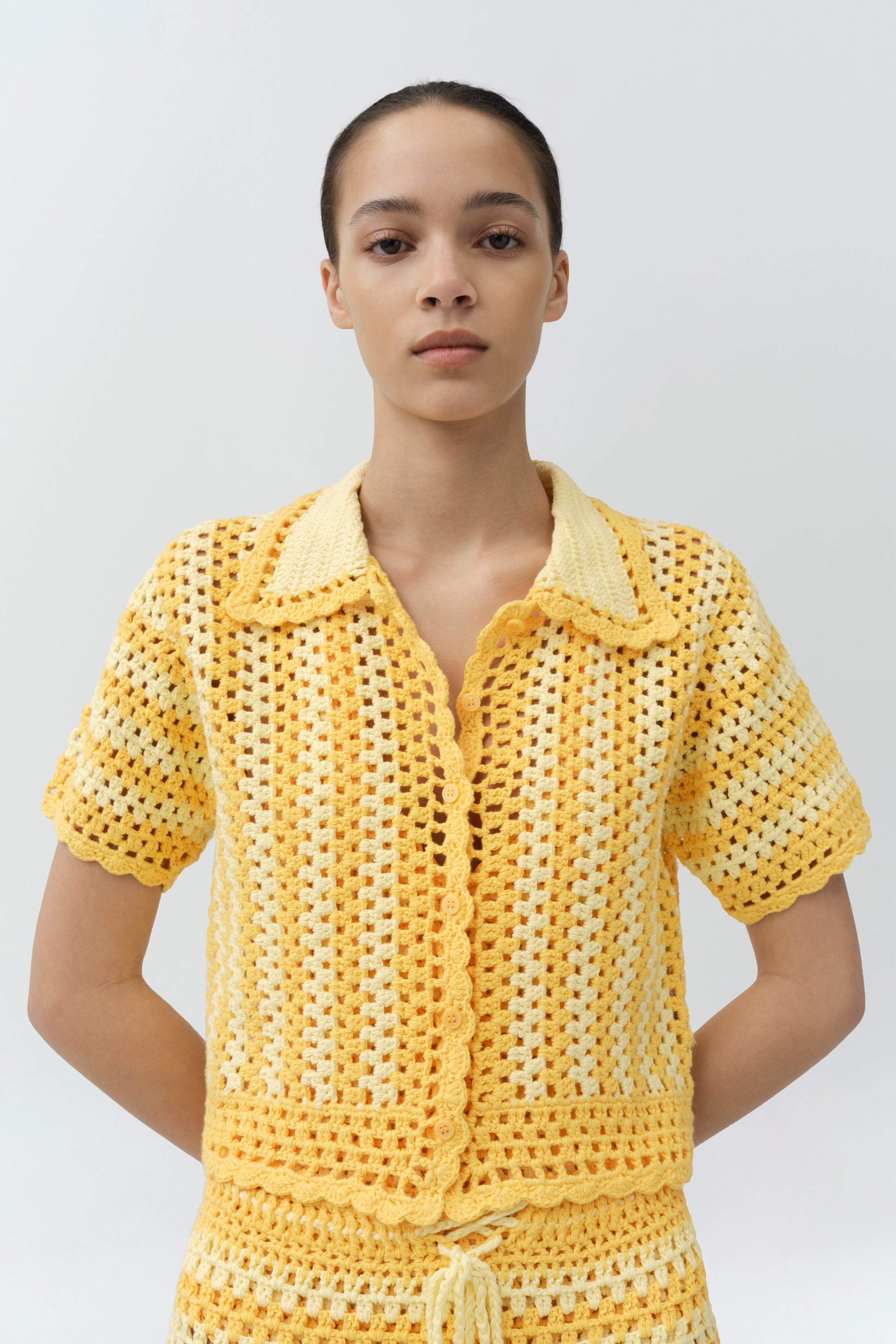 Stanton Crochet Camp Shirt