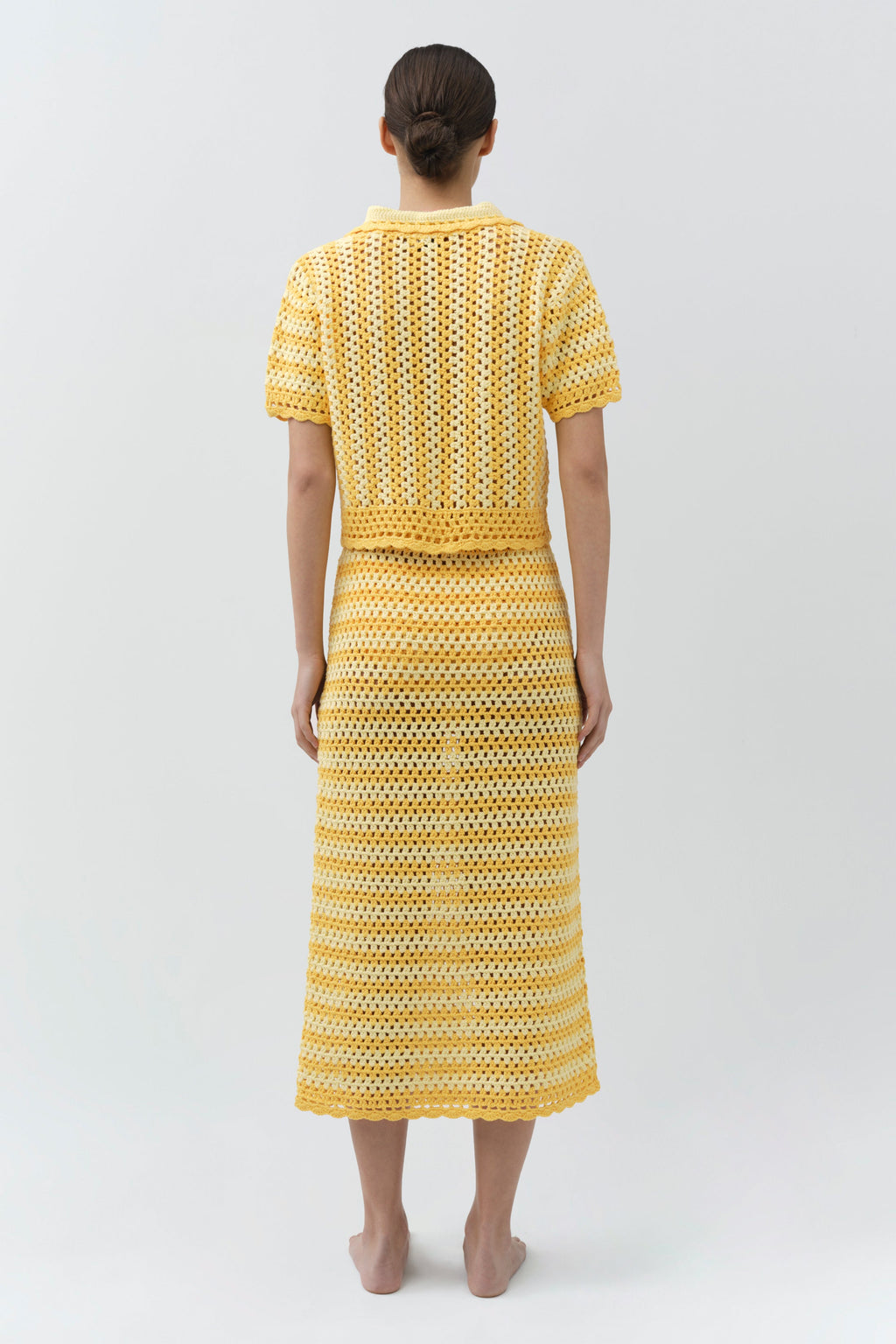 Welles Crochet Midi Skirt