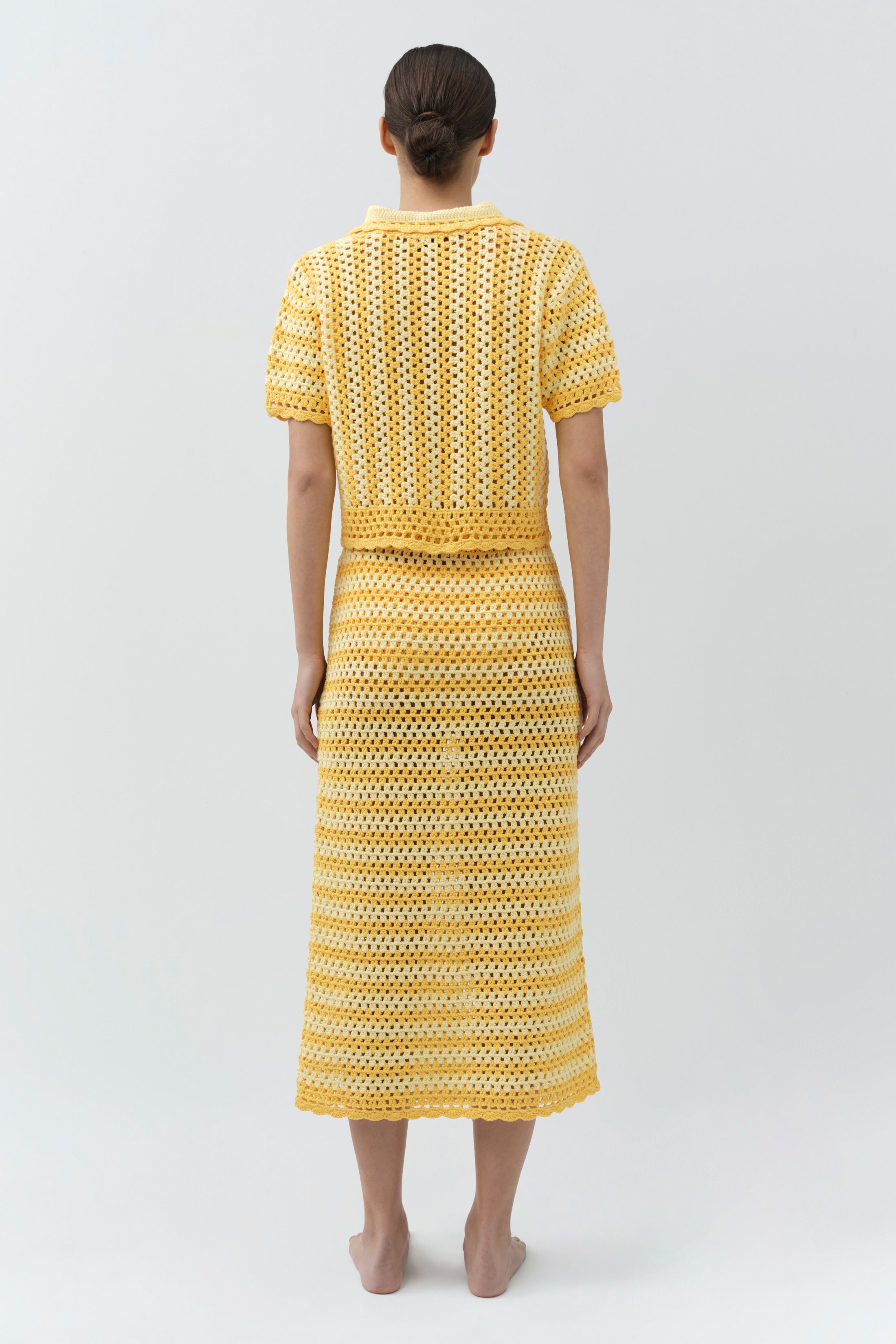 Welles Crochet Midi Skirt