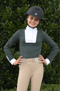 Children's Amelia Show Shirt | Hunter Green