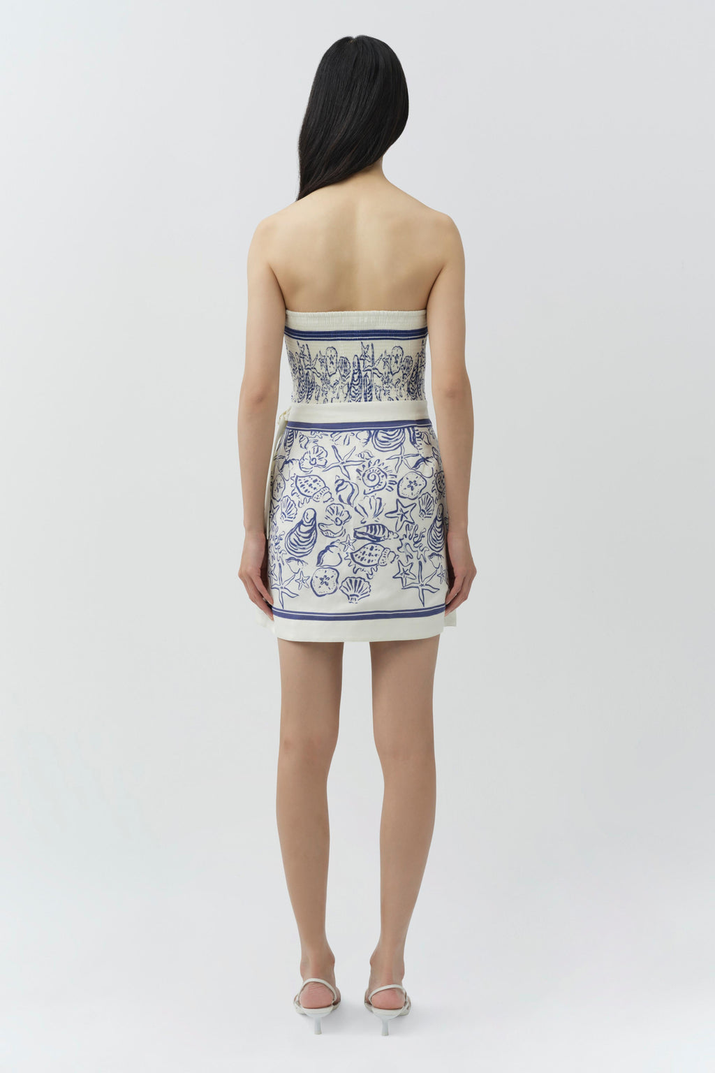 Darbie Linen Bustier Mini Dress