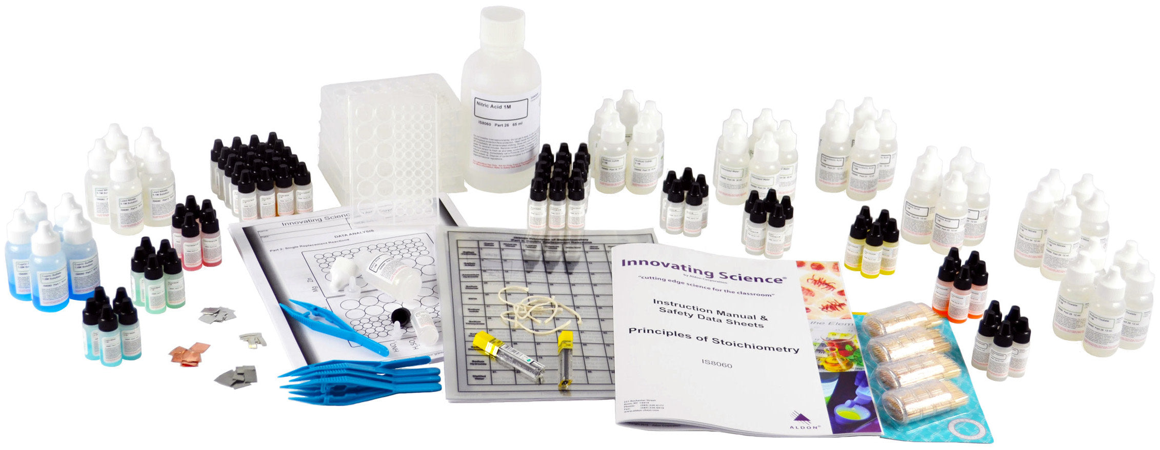 Principles of Stoichiometry and Reaction Balancing Chemistry Group Kit