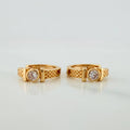 Candongas Amuleto Maya 2.95gr / 1.3cm / Oro Amarillo 18K