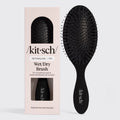 Cepillo negro para cabello húmedo y seco
