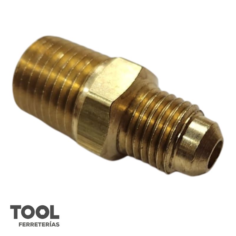 Niple Terminal Bronce 3/8" Fler X 1/2" Npt,S/M, 48F-06-08