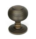 Burnished Brass Beehive Centre Door Knob