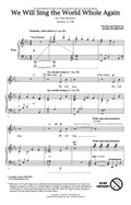 We Will Sing The World Whole Again 2 Part Mark Burrows