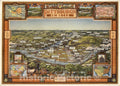 Historic Map : Map of Pittsburgh 1889 - Vintage Wall Art