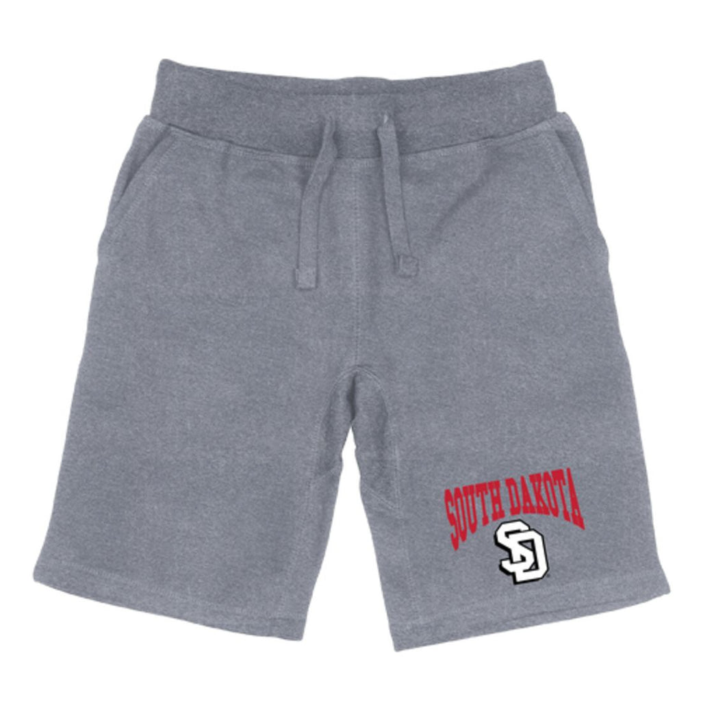 USD University of South Dakota Coyotes Premium Fleece Drawstring Shorts-Campus-Wardrobe