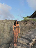 Kim Kardashian's Naked Dress Is Nothing but a Layer of Sheer Lace