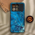 Xiaomi Redmi K70 - Blue 2.0 Design 3 - Premium Metal Printed Soft Bumper Shock Proof Case