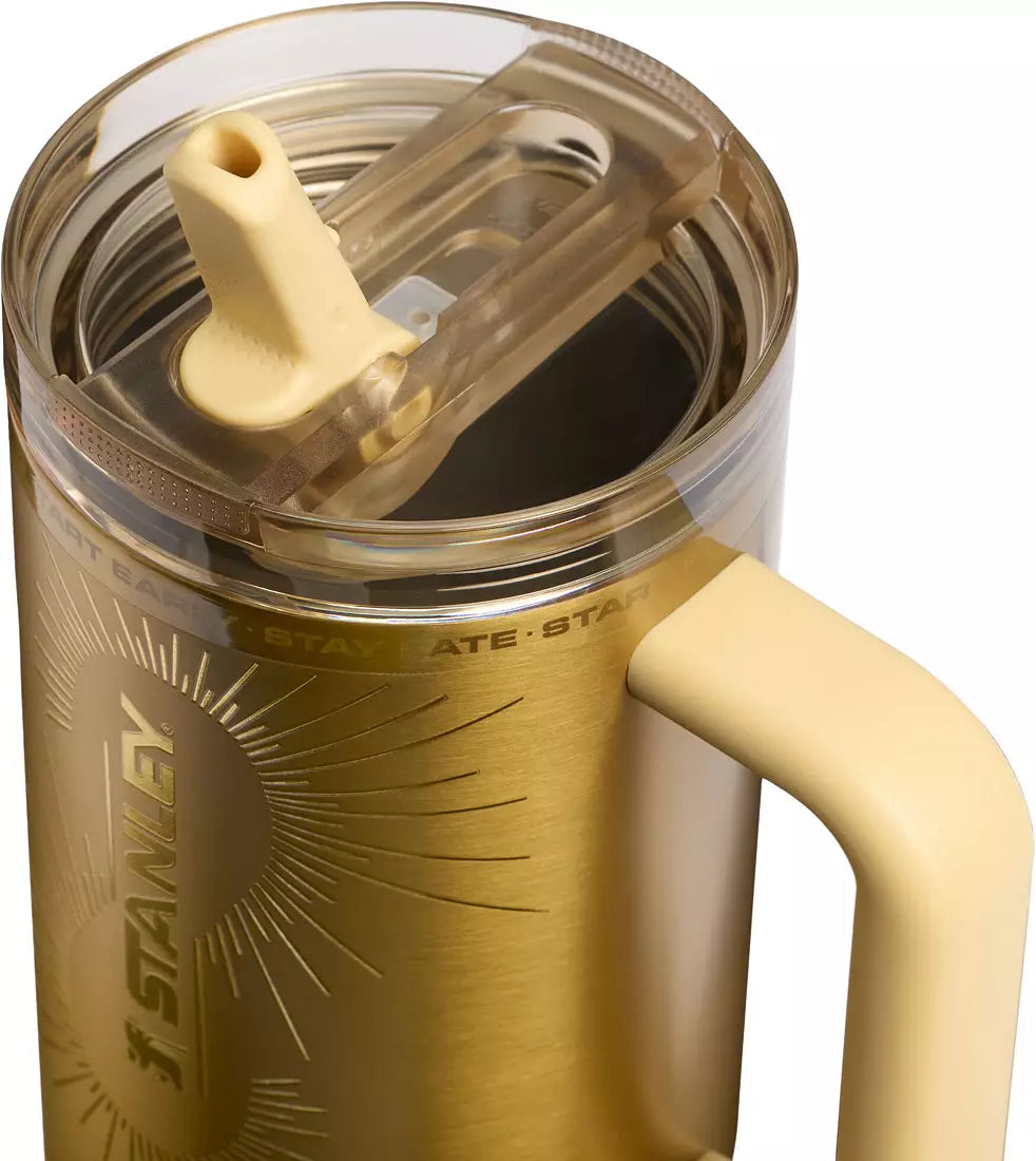 Stanley 40 oz. Quencher ProTour Flip Straw Tumbler - Messi x Stanley 1913 Gold