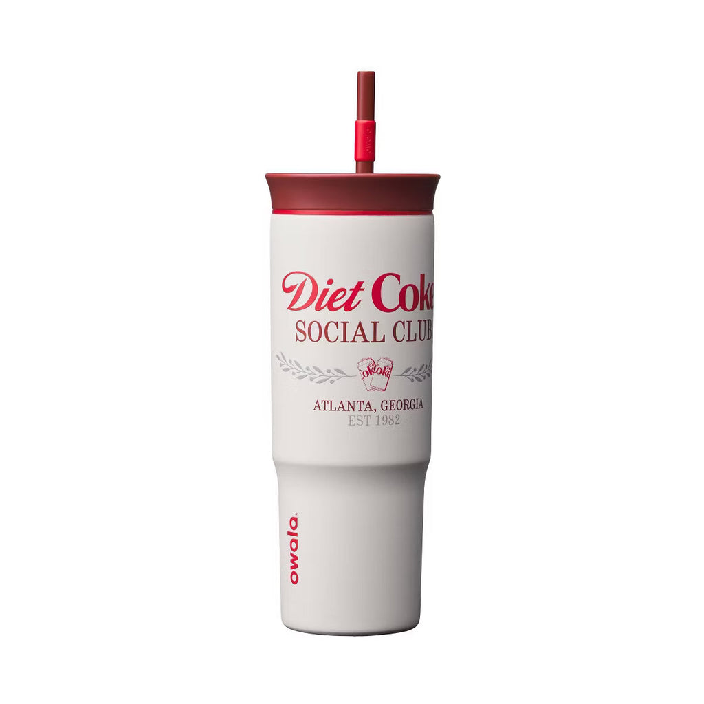 Owala 24oz Special Edition Diet Coke Stainless Steel Straw Tumbler - Classic Diet Coke
