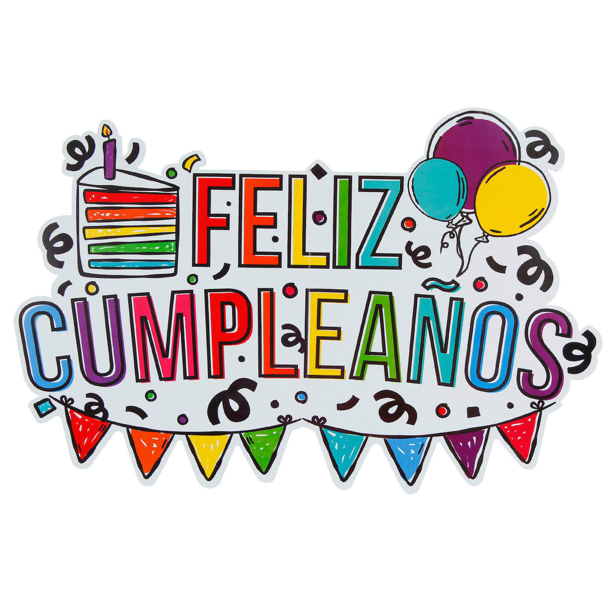Art.6777 Letrero Feliz Cumpleaños