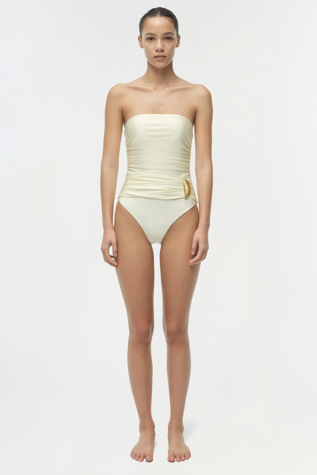 Lorena Shell Strapless One Piece