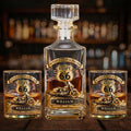 Personalized 100 Years Of Route 66 Whiskey Decanter Set | Whiskey Glass & Bottle Set Gift For Bikers 684651