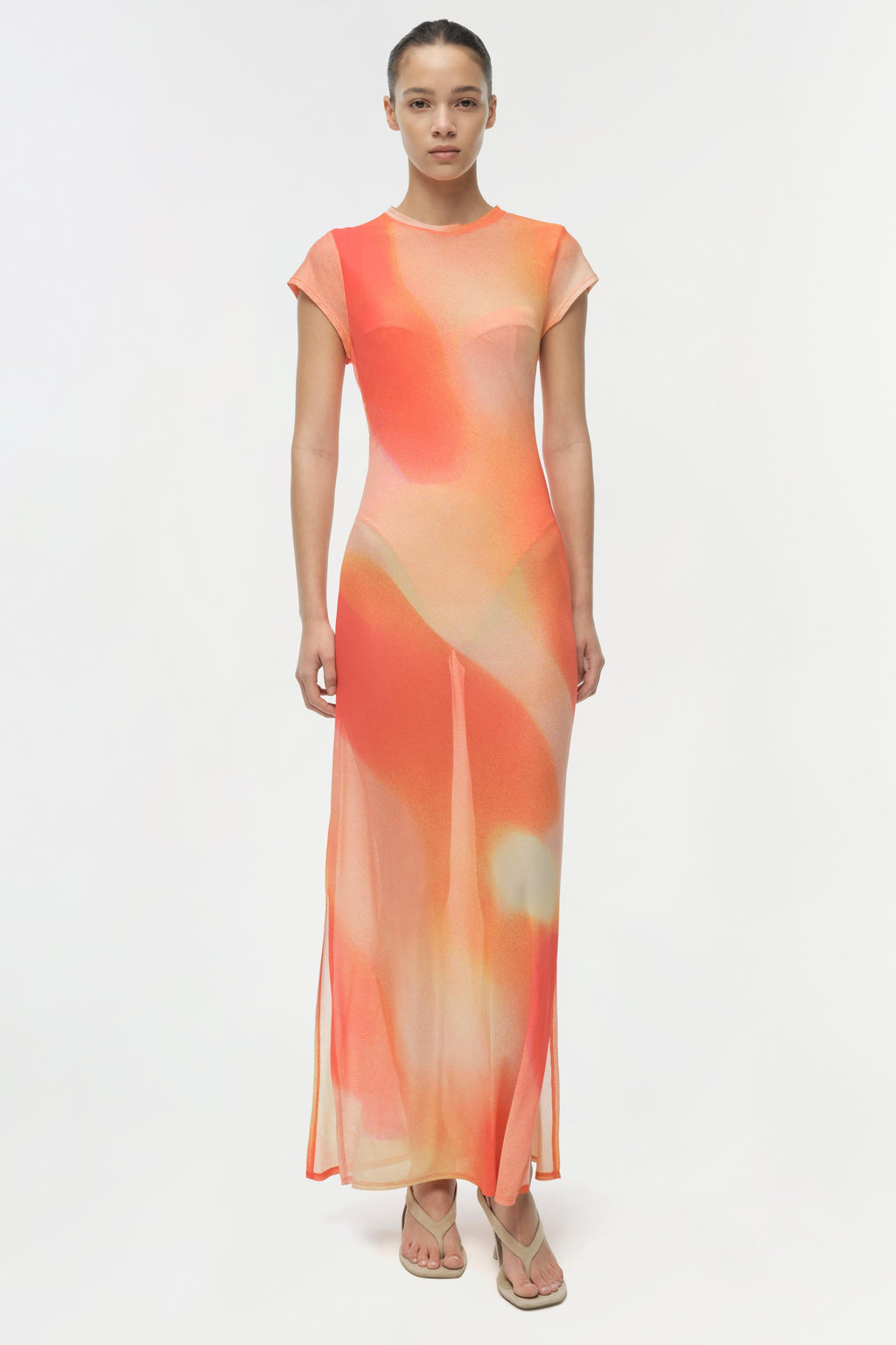 Fia Mesh Midi Dress