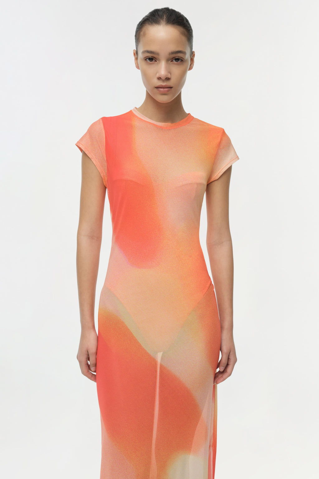 Fia Mesh Midi Dress