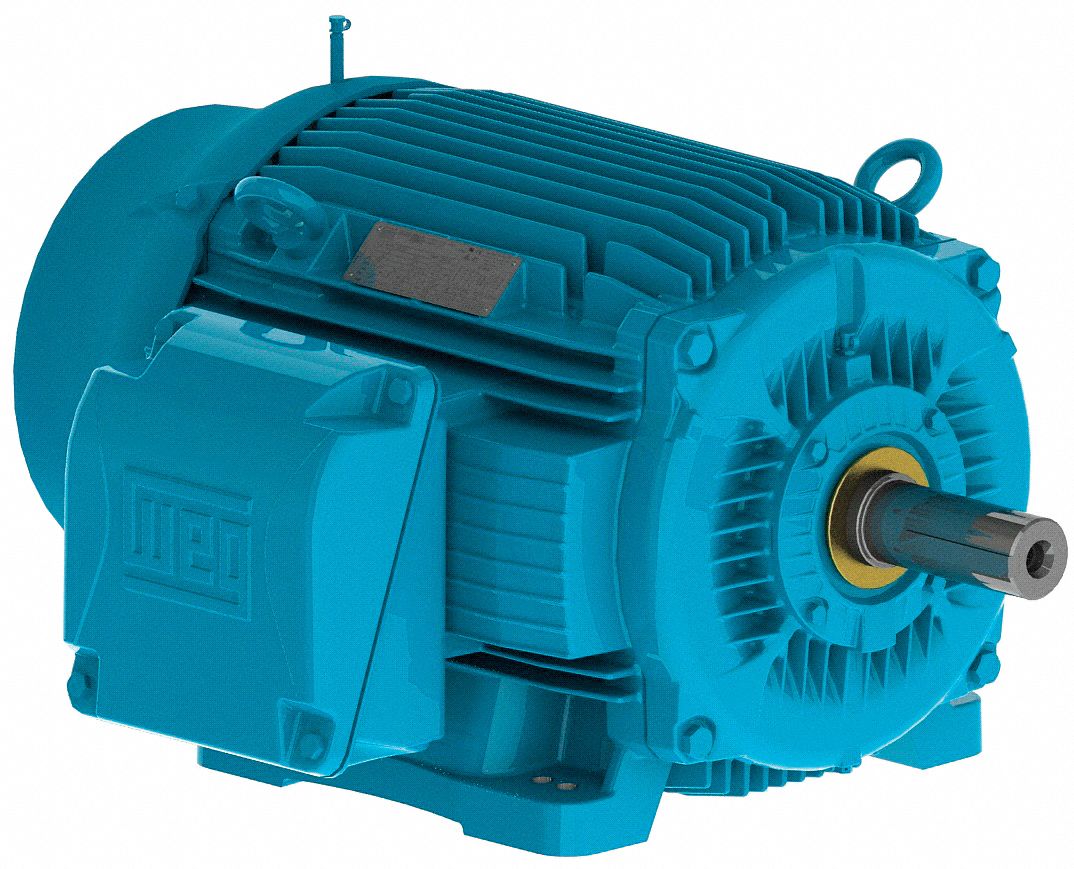 WEG 250 HP, IEEE 841 Motor, 3-Phase, 3600 Nameplate RPM, 460 Voltage, 447/9TS Frame - 25036ST3QIE449TS-W22