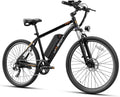 Jasion EB5 Electric Bike for Adults 26" tire with 1000W Peak Motor,Removable Battery Commuting Electric Mountain Bike,Up to 40Miles,7-Speed and Front Fork Suspension Ebike