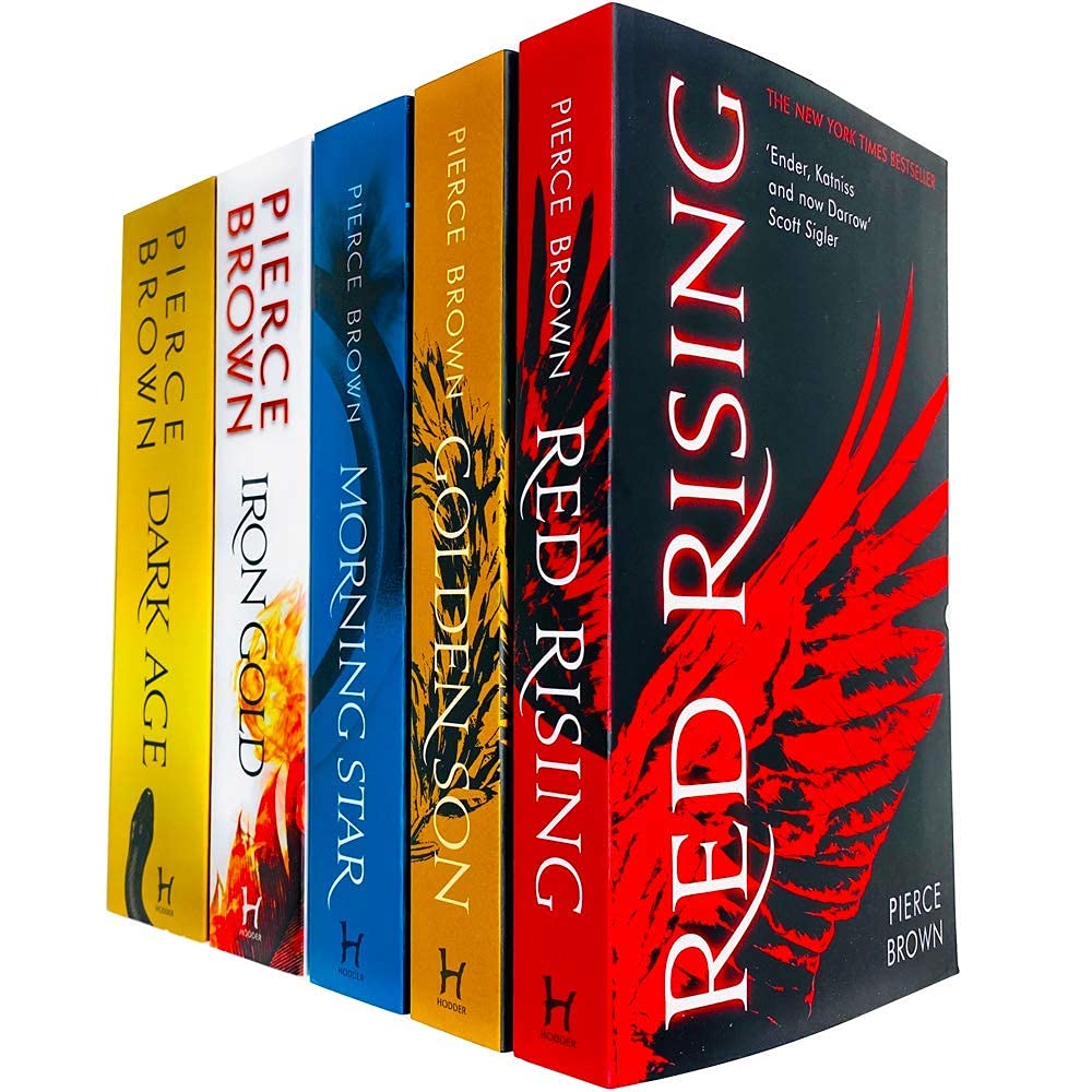 The Red Rising Series Collection 5 Books Set By Pierce Brown (Red Rising, Golden Son, Morning Star, Iron Gold, Dark Age) [Paperback]