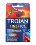 Trojan Fire & Ice Box 3 – Rechargeable, Discreet, Intimate Wellness Accessory – Quiet, Rechargeable, Waterproof, Couples & Solo Use, Discreet Intimate Wellness Accessory
