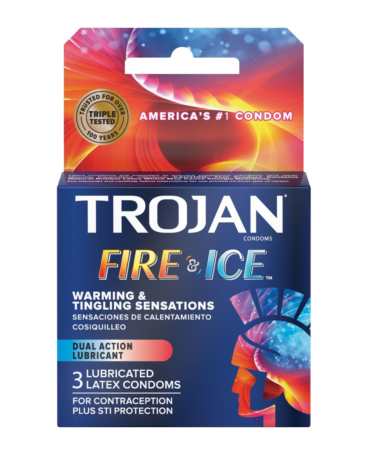 Trojan Fire & Ice Box 3 – Rechargeable, Discreet, Intimate Wellness Accessory – Quiet, Rechargeable, Waterproof, Couples & Solo Use, Discreet Intimate Wellness Accessory
