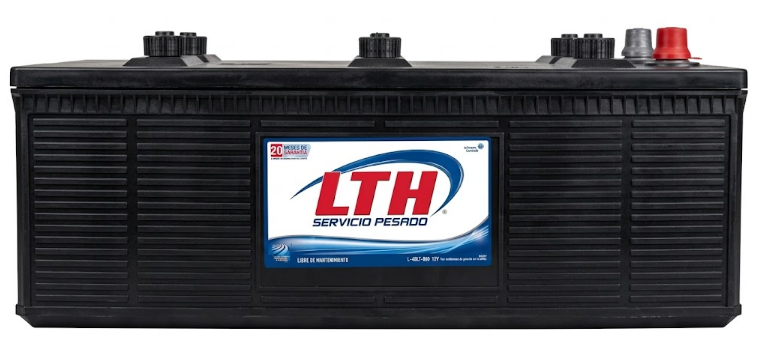 ACUMULADOR "4DLT" LTH SERV. PESADO DE 860 AMP. DE ARRANQUE EN FRIO, +/- ALTO RENDIMIENTO