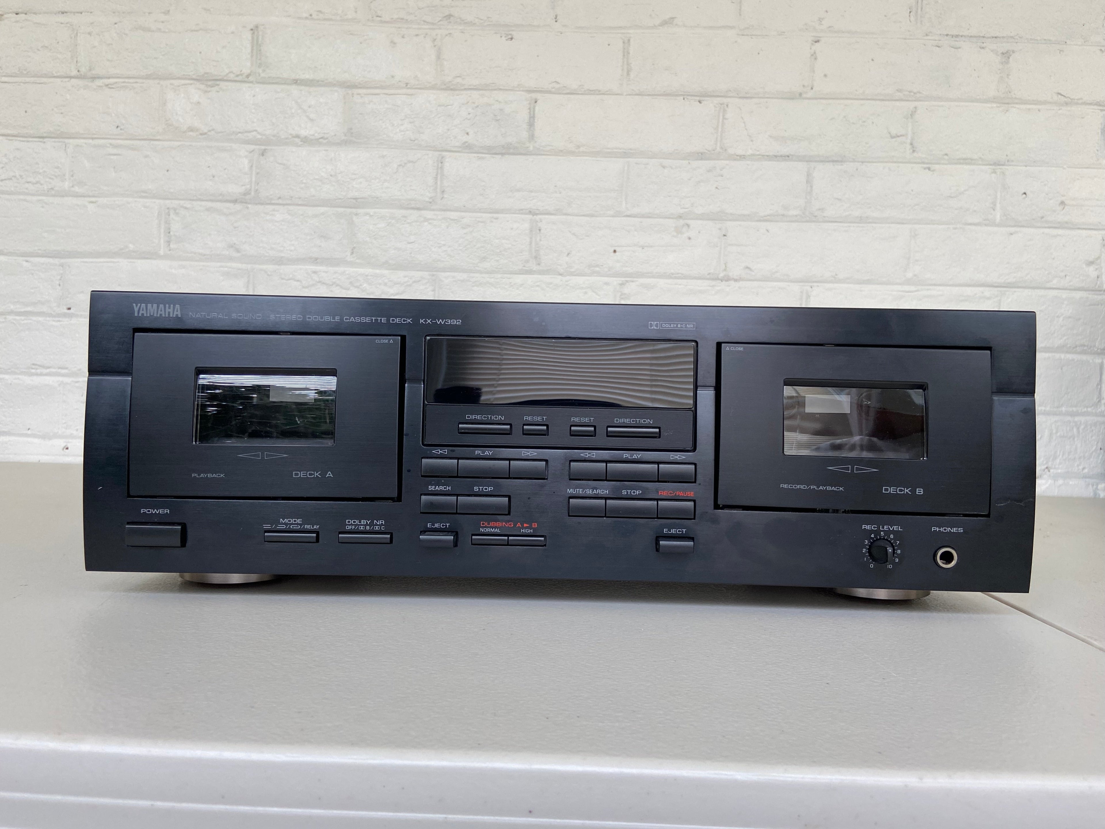 Yamaha KX-W392 Natural Sound Stereo Double Cassette Deck
