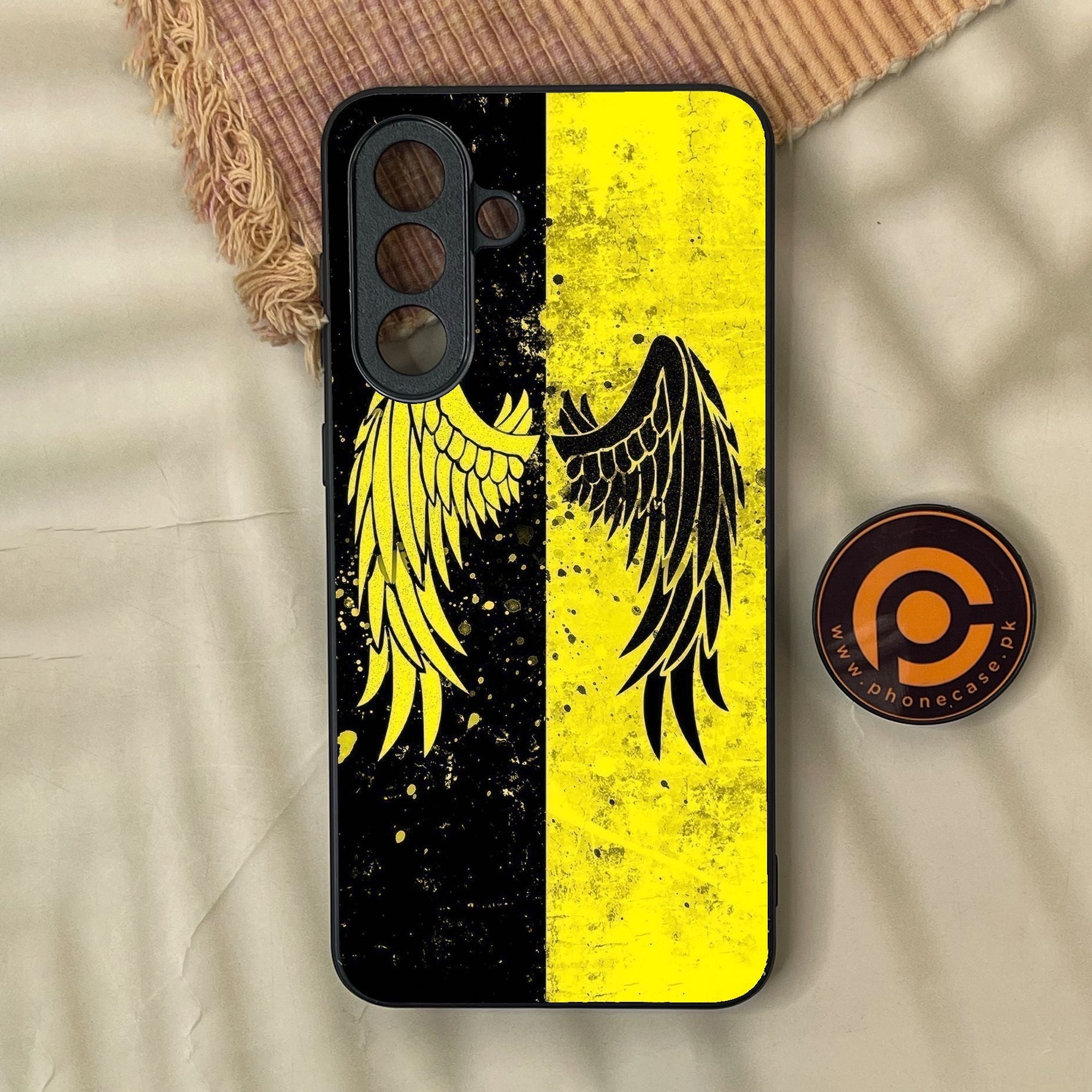 Samsung Galaxy A37 - Angel 2.0 Design 1 - Premium Metal Printed Soft Bumper Shock Proof Case
