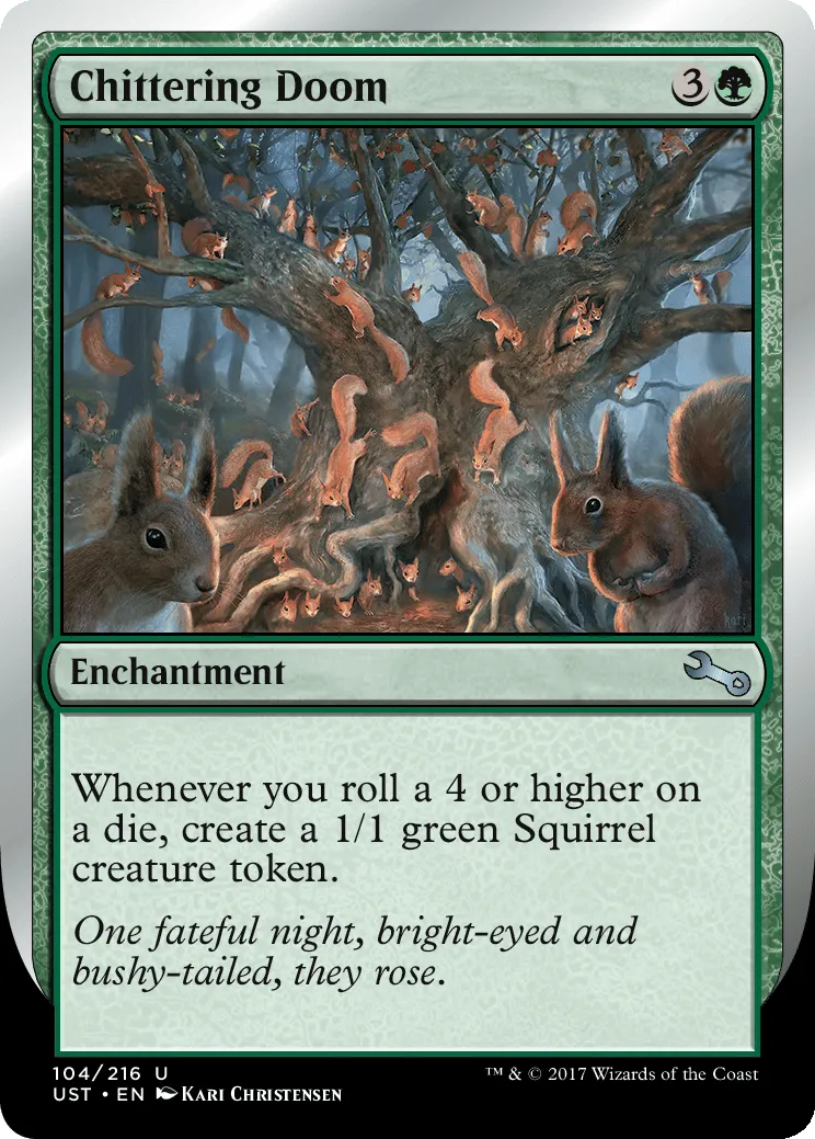 Rules Text: Squirrel creature token, 26 cards