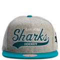 NHL San Jose Sharks Tailsweep 2.0 Melton Original Fit Snapback Image 1